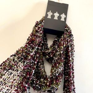 NWT Multicolor lightweight confetti scarf